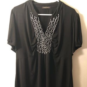 Black Blouse HeartSoul Brand
